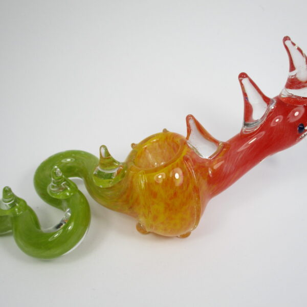 Pipa Dragon De Vidrio Artesanal