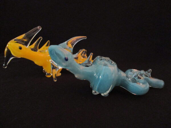 Pipa Dragon De Vidrio Artesanal